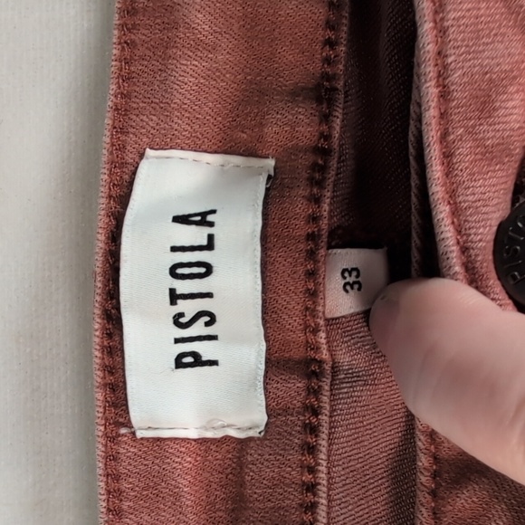 Pistola Arianna High Rise Skinny Jean in Dusty Clay Size 33 - Picture 2 of 9